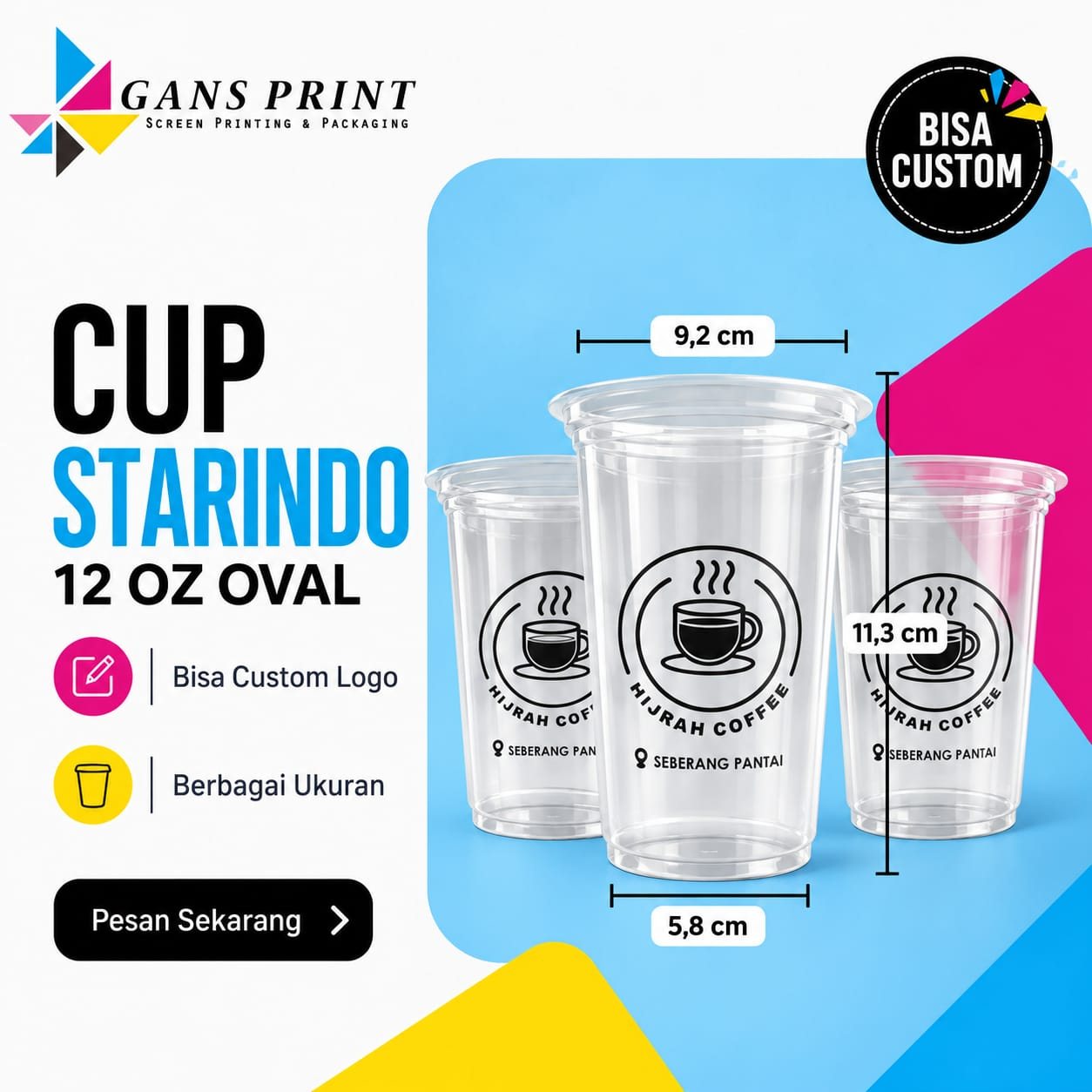 Cup Sablon